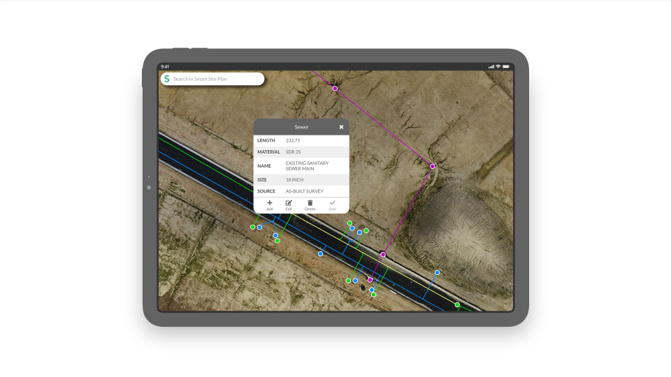 screenshot of Smart Site Plan